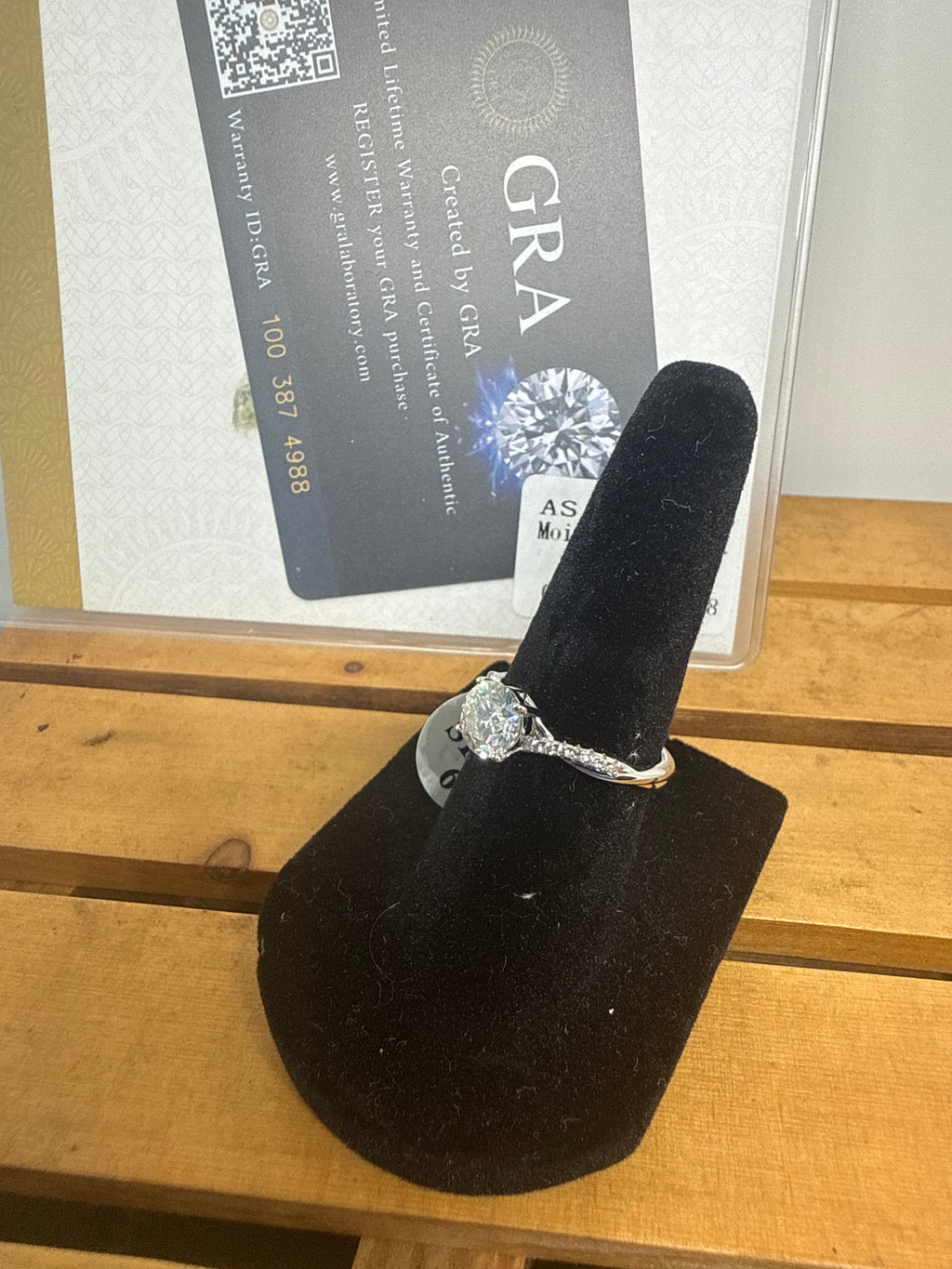 Solitaire Engagement Ring — Size 6