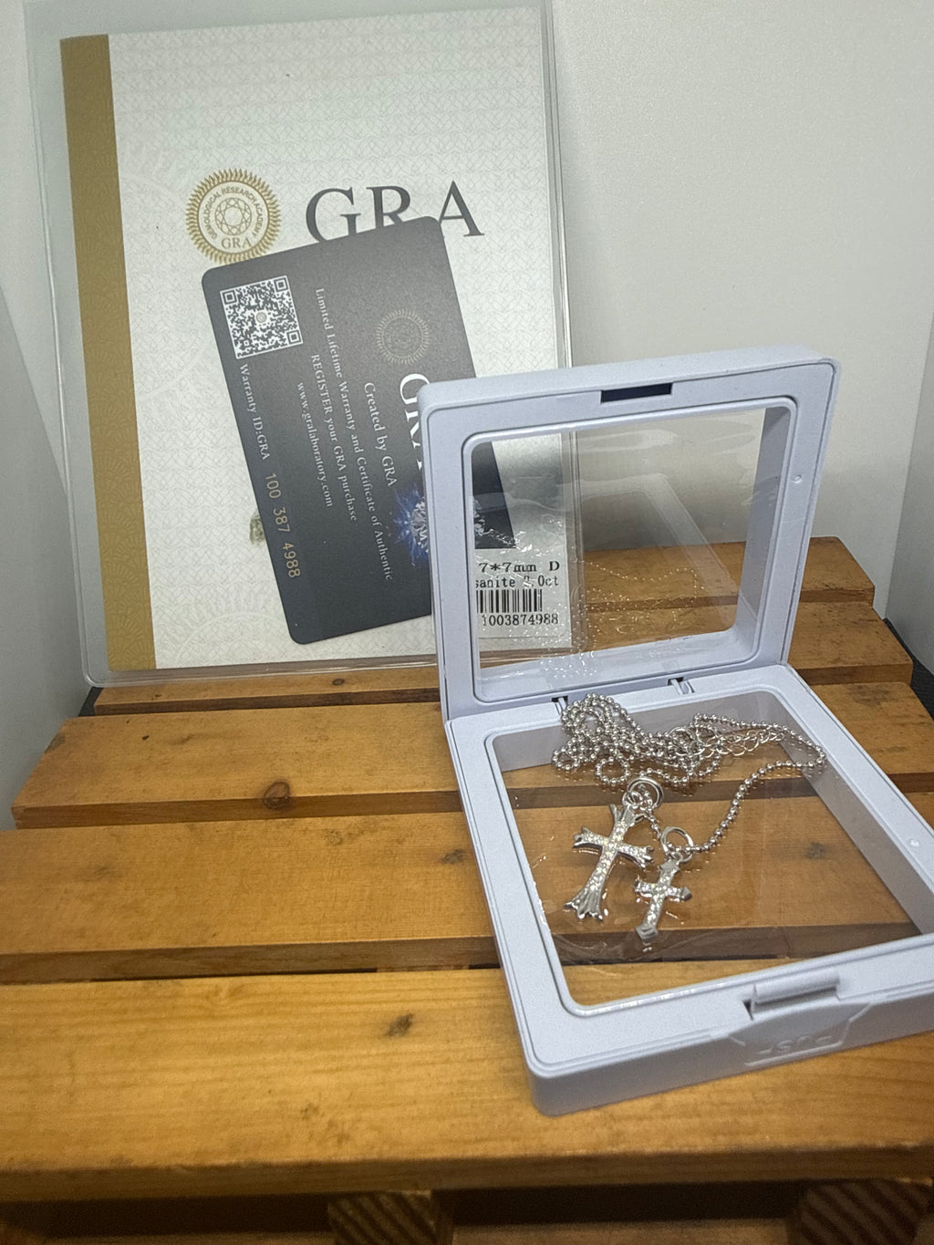 Cross Pendant Necklace — Ball Chain