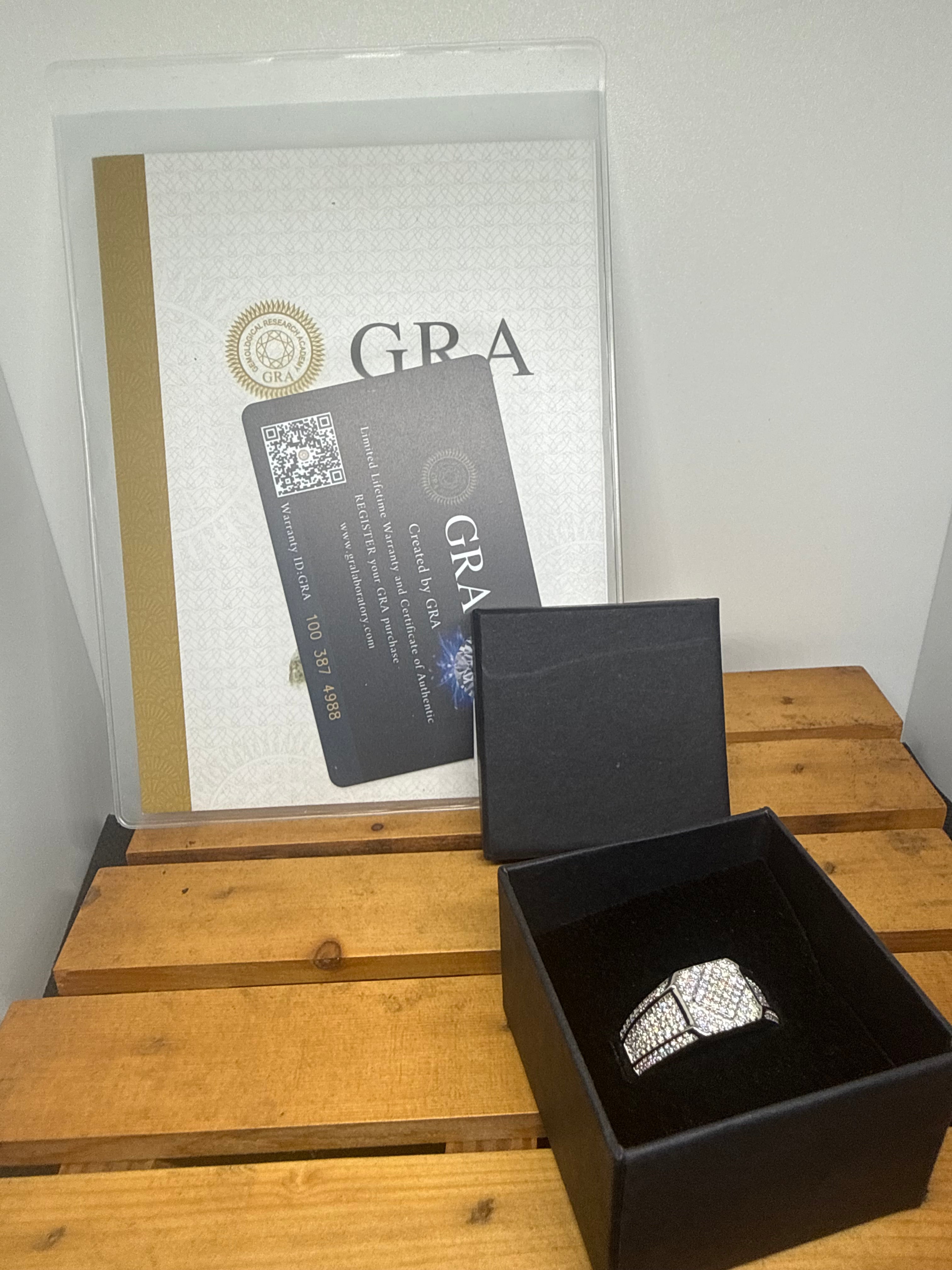 Iced Pavé Signet Ring — Size 11